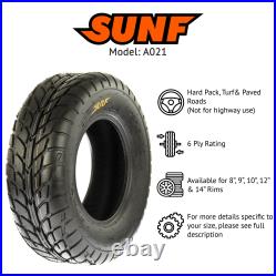 SunF A021 Replacement ATV UTV Tubeless Tire Set of 2