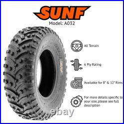 SunF A032 Replacement ATV UTV Tubeless Tire Set of 2
