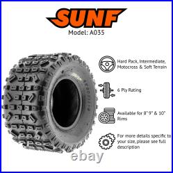 SunF A035 Replacement ATV UTV Tubeless Tires Set of 2
