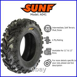 SunF A041 Replacement ATV UTV Tubeless Tires Set of 2