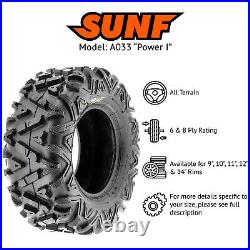SunF Replacement 25x12-9 25x12x9 All Terrain ATV UTV Tire 6 Ply A033
