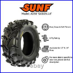 SunF Replacement 27x11-14 27x11x14 ATV UTV Tire 6 Ply Tubeless A050