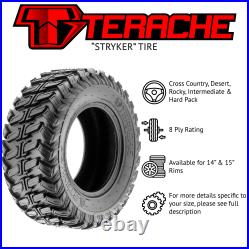 Terache STRYKER Replacement ATV UTV Tubeless Tires Set of 2