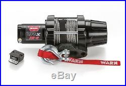 Warn 101030 VRX 35-S Power Sport Winch With 3500 LB Capacity 50' Synthetic Rope