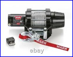 Warn 101035 VRX 35 Powers Sport Winch With 3500 LB Capacity 50' Steel Rope