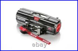 Warn 101155 Axon 55 Power Sport Winch With 5,500 LB Capacity & 50 FT Steel Rope