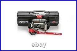 Warn 101155 Axon 55 Power Sport Winch With 5,500 LB Capacity & 50 FT Steel Rope