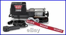 Warn 92000 2000 LB DC Series 12 Volt Electric Winch For ATV UTV SXS Trailer